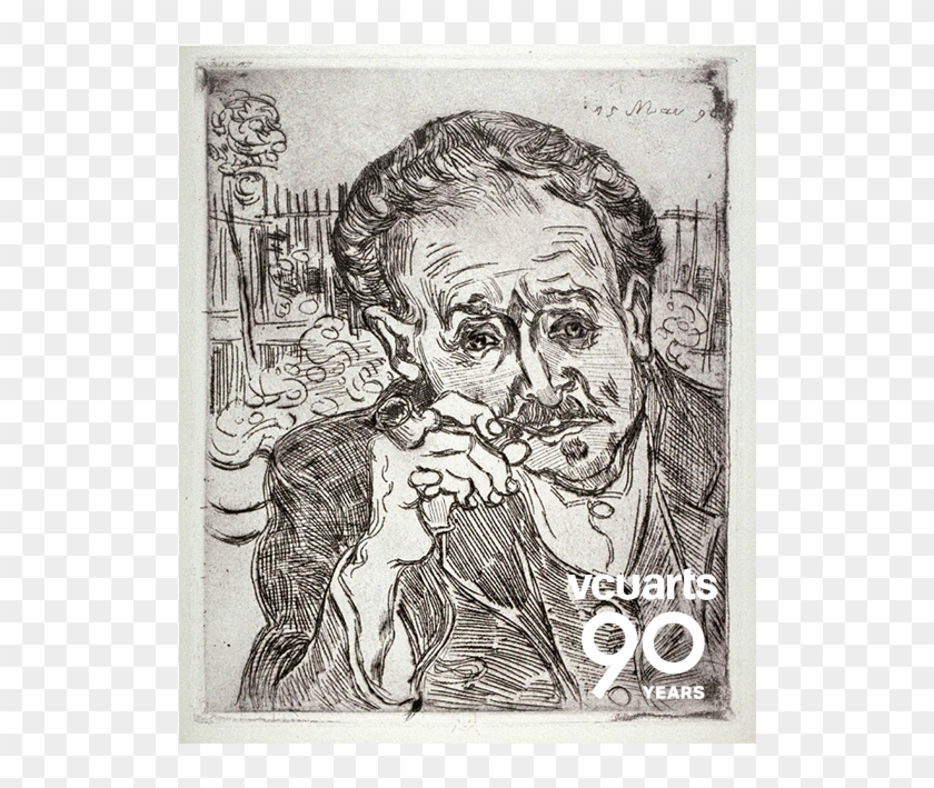 For Decades, A Print Of Vincent Van Gogh's Only Etching - Vincent Van Gogh Etching Clipart