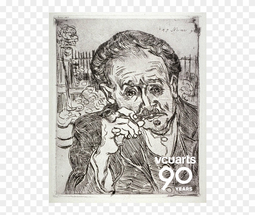 For Decades, A Print Of Vincent Van Gogh's Only Etching - Vincent Van Gogh Etching Clipart #3928183