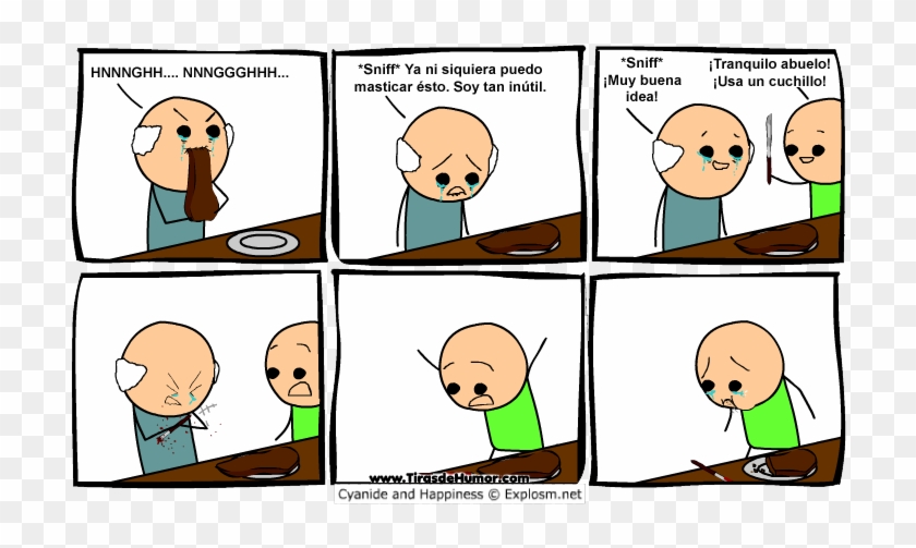 Army Rising Sun Tattoo Cyanide And Happiness Comic - Cyanide And Happiness Old Man Clipart #3928697