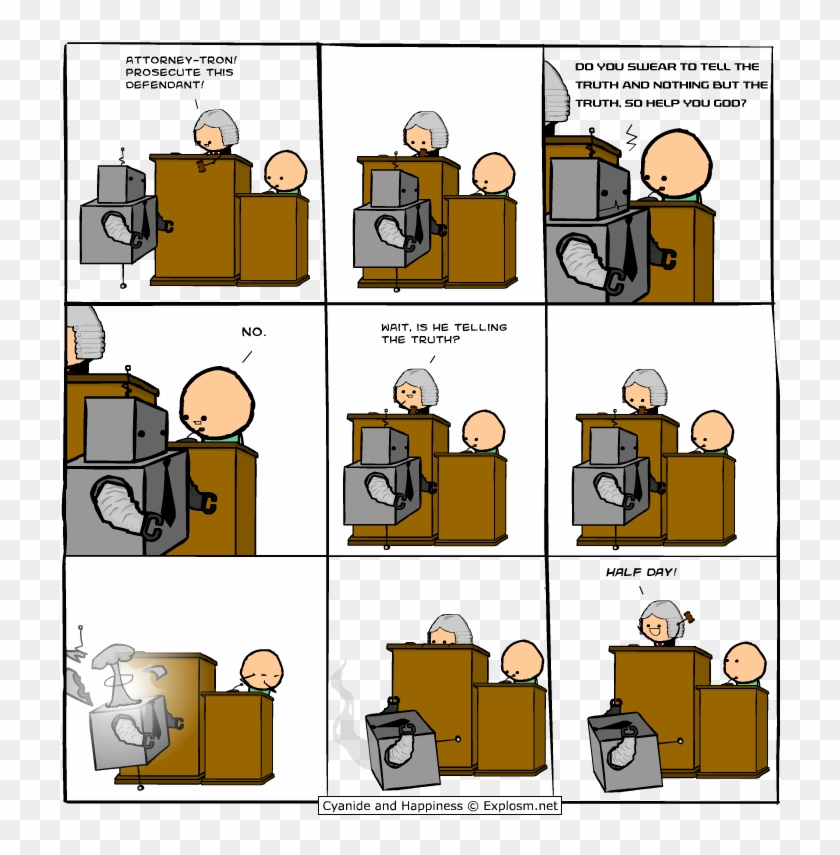 Bot - Cyanide &amp - Amp - Happines - Cyanide And Happiness Robot Clipart #3928836