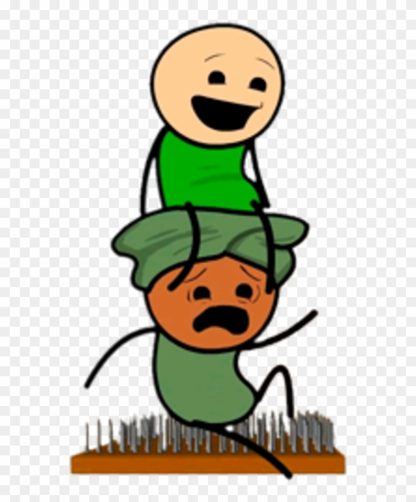 The Man Who Could Sit Anywhere - Cyanide And Happiness Drawing Clipart