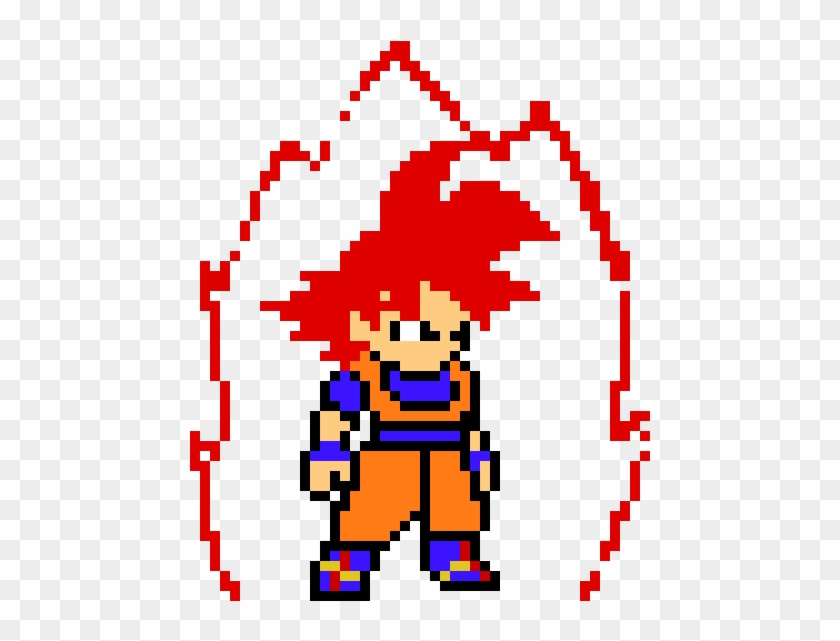 Goku Pixel Art Clipart #3929461