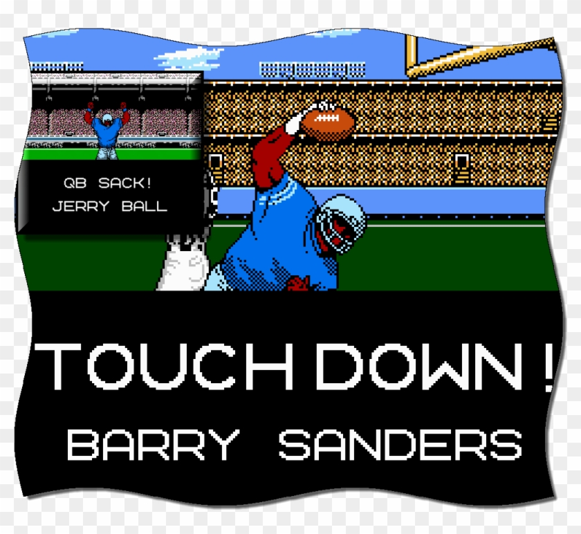 100 Yard Passes Are Not As Impossible As They Should - Tecmo Super Bowl Touchdown Clipart #3929601