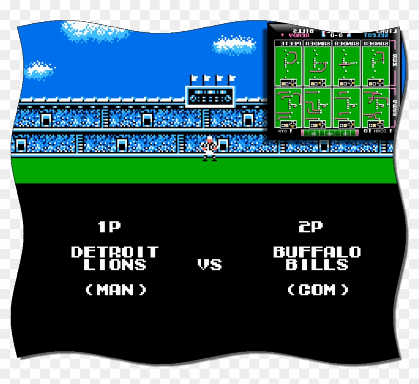 Calling A Run Play With Barry Sanders Had Me Grinning - Tecmo Super Bowl Clipart