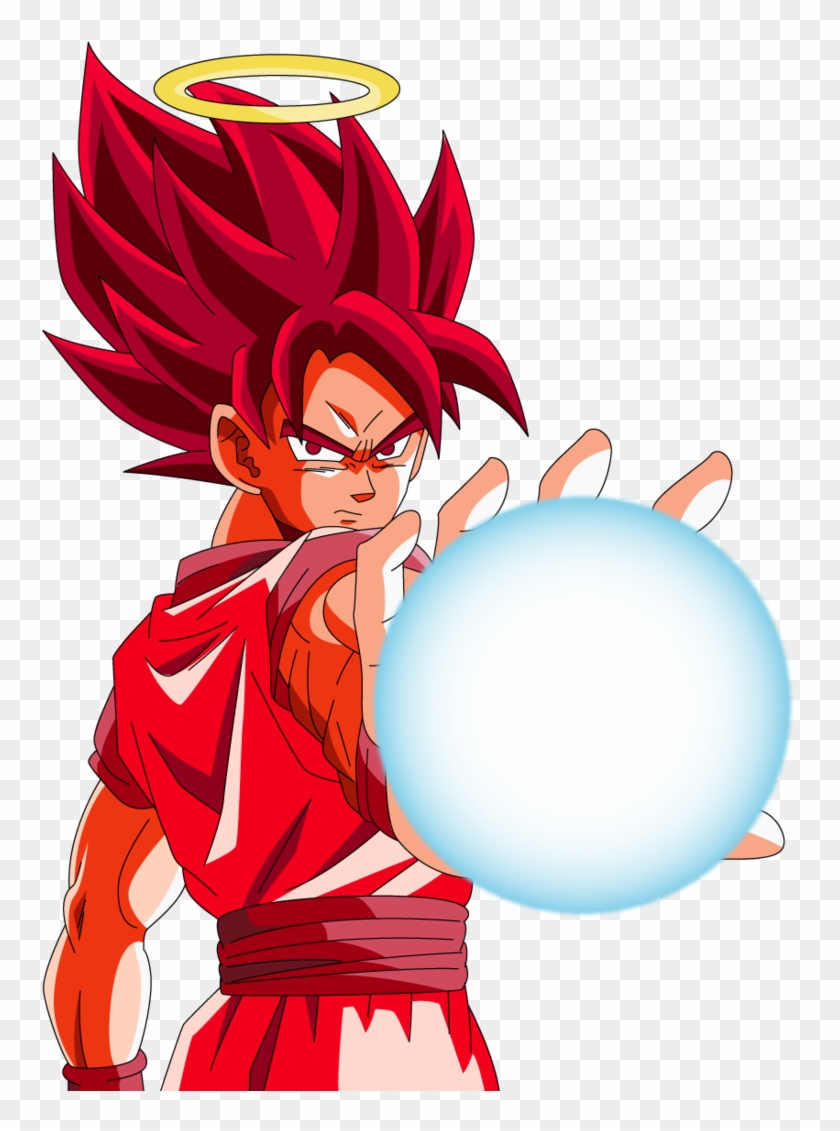 Son Goku Super Kaioken Clipart