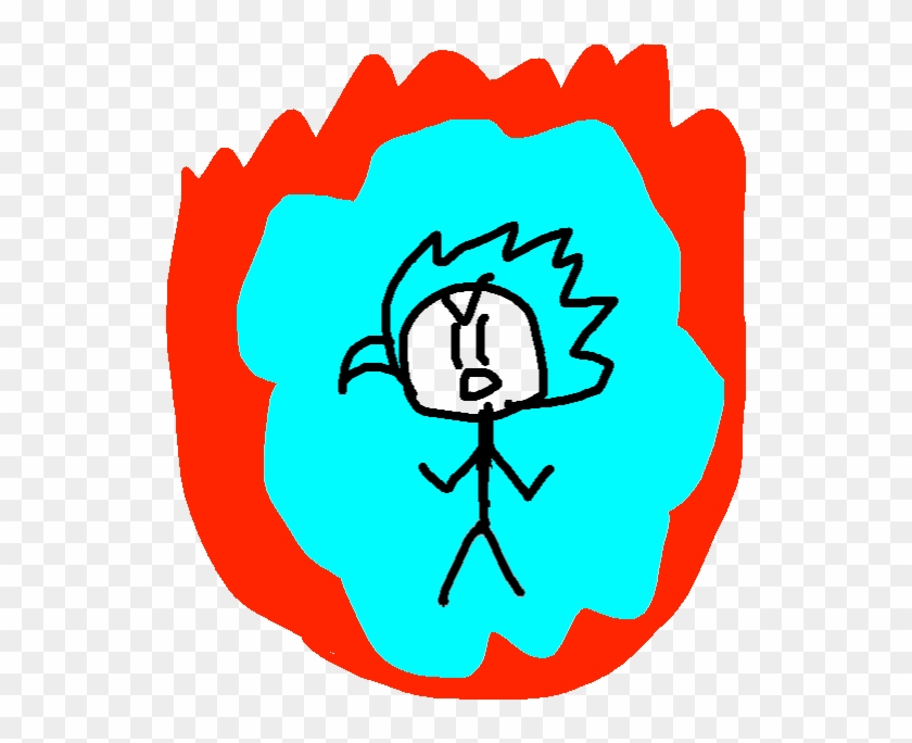 Super Sayian Blue Kaioken Clipart