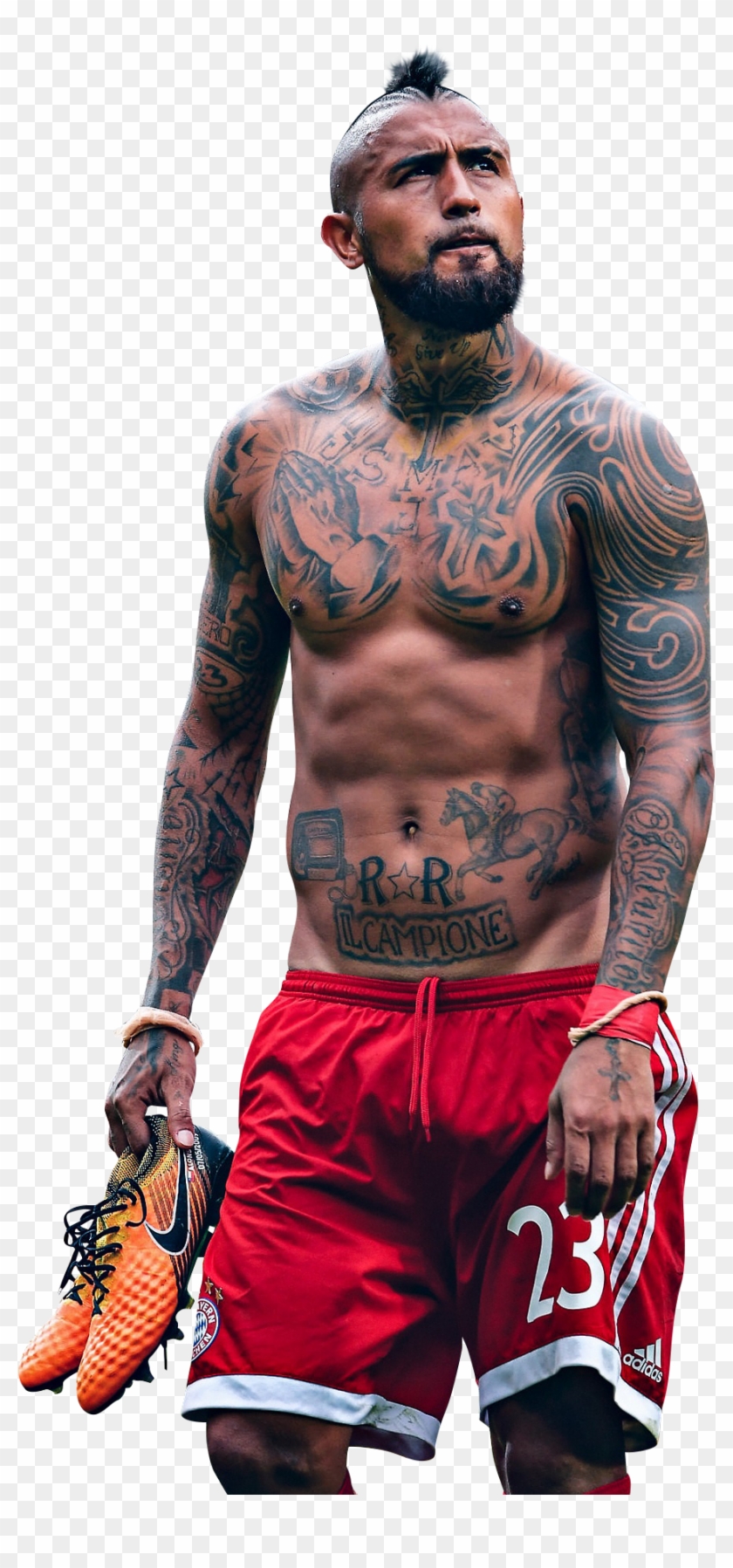 Arturo Vidal Football Render 40647 Footyrenders - Arturo Vidal Png Clipart #3930866