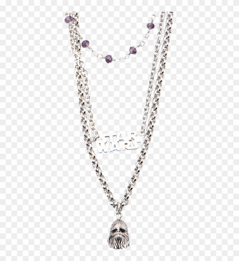 Womens Chewbacca Three Tiered Necklace - Necklace Clipart