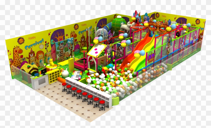 Play Area 3d Design - Ball Pit Clipart #3931338