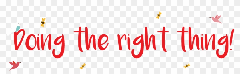Doing The Right Thing Png Clipart