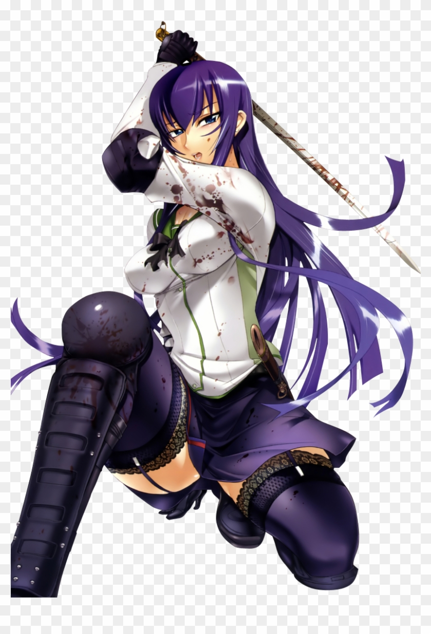 [ Img] - Highschool Of The Dead Saeko Png Clipart #3931526