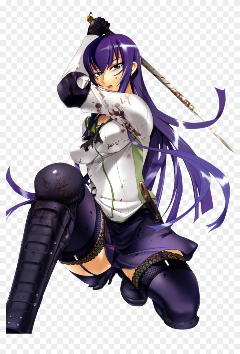 [ Img] - Highschool Of The Dead Saeko Png Clipart