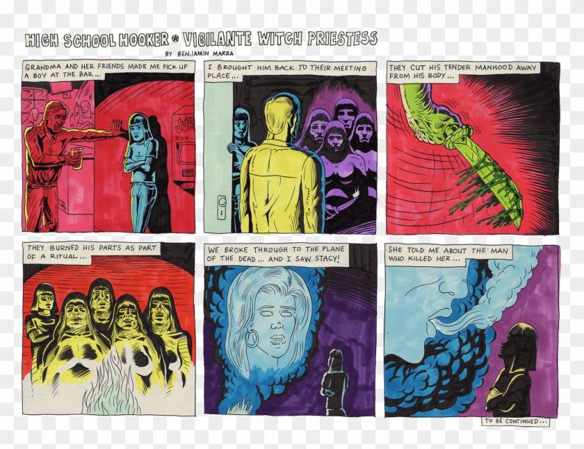 High School Hooker * Vigilante Witch Priestess By Benjamin-marra - Illustration Clipart