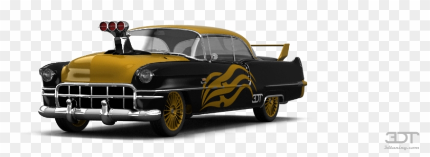 Cadillac De Ville Coupe 1956 Tuning - Antique Car Clipart