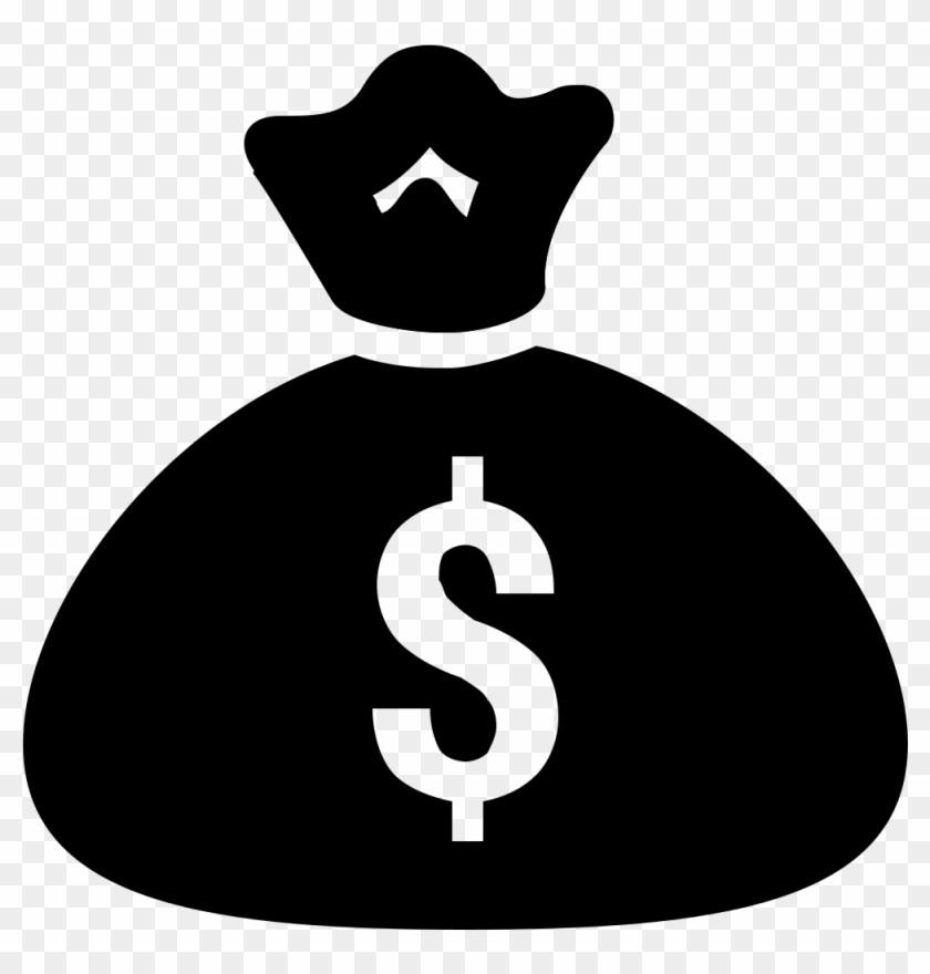 Icon 28970 Icon 61476 Icon - Black Money Bag Icon Clipart