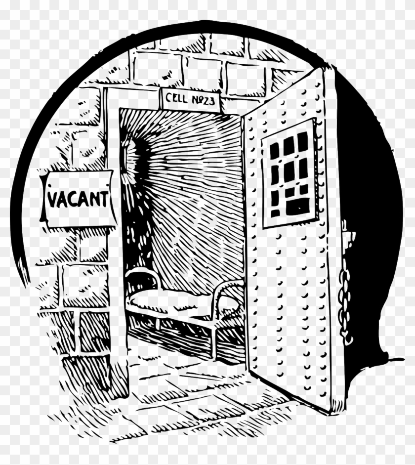 Image By Openclipart-vectors - Prison Cell Clip Art - Png Download