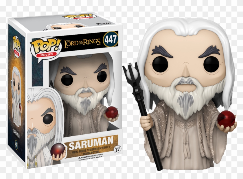 Lord Of The Rings - Saruman Pop Figure Clipart #3933196