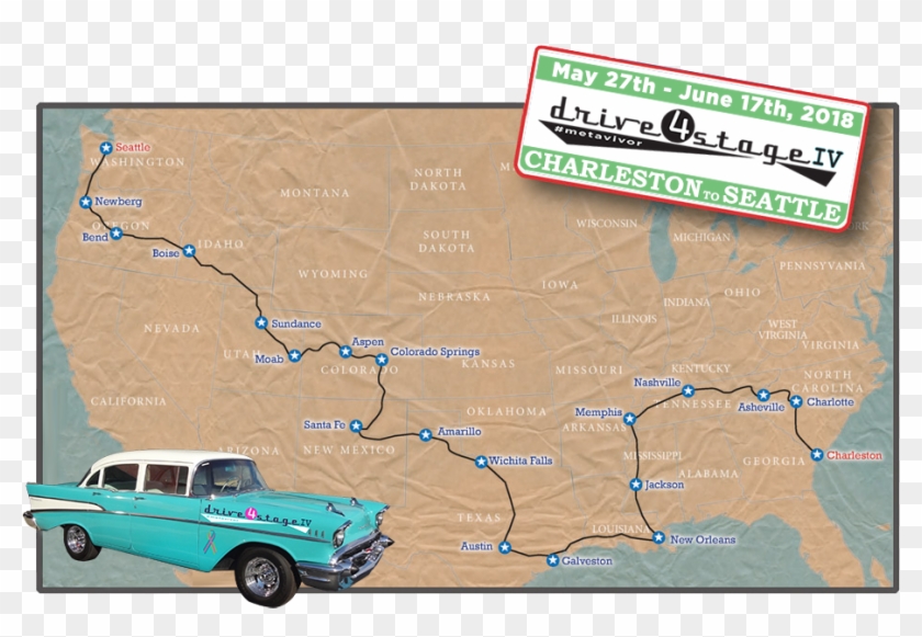 Cadillac Convertible And The '57 Chevy Belair Which - Vintage Car Clipart