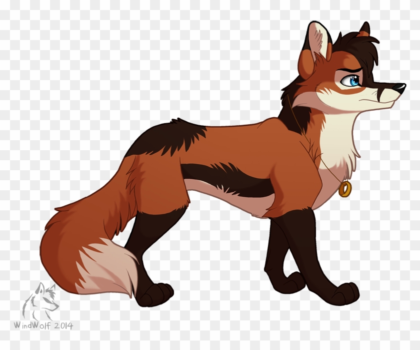 Frodo Fox Redesign - Red Fox Clipart