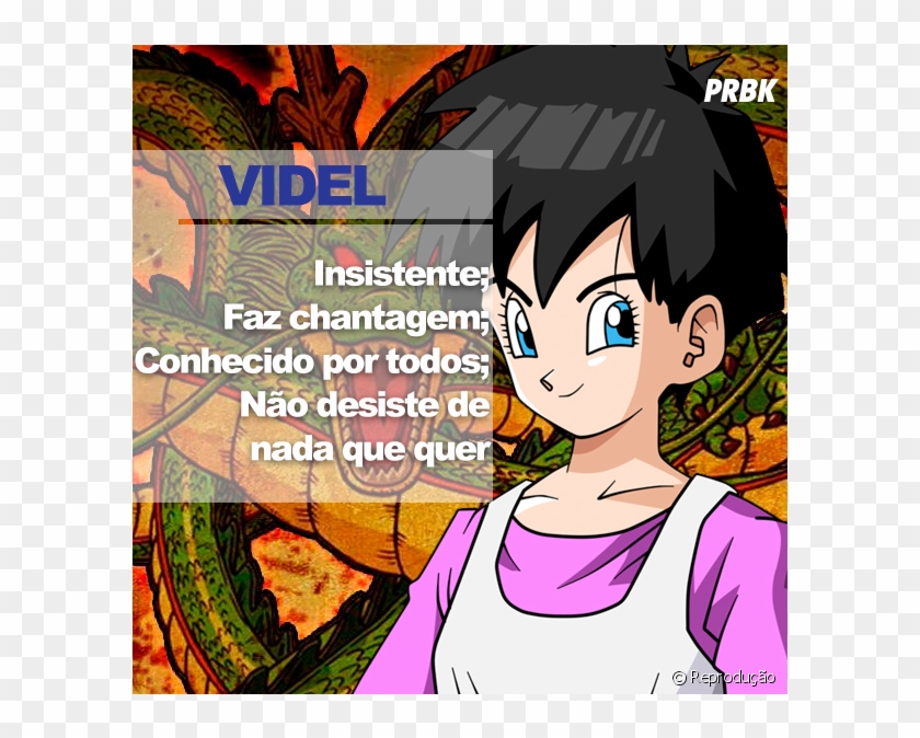 De &quot - Dragon Ball&quot - - Videl É A Determinação - Determinação De Goku Clipart