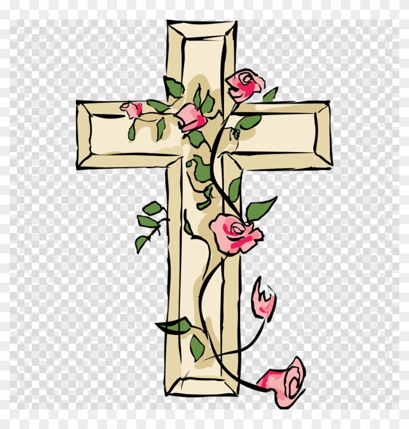 Beautiful Easter, Flower, Cross, Transparent Png Image - Good Friday Clipart