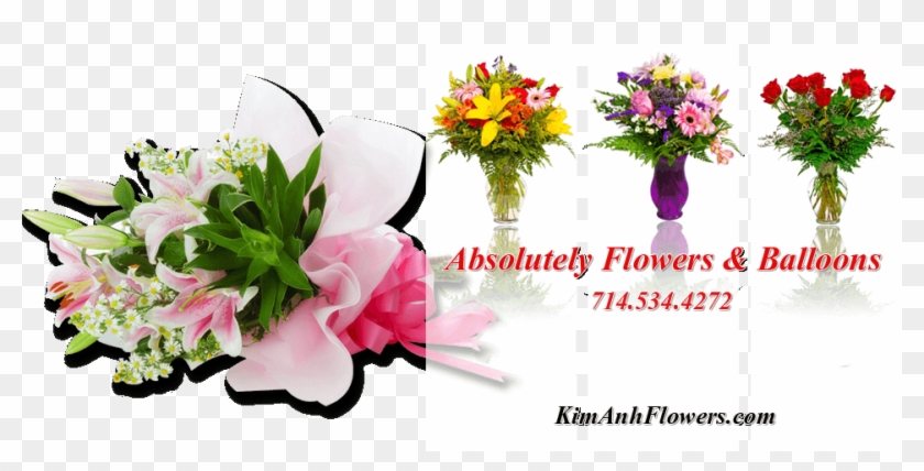 Kim Anh Absolutely Flowers &amp - Banner Design For Flower Shop Clipart