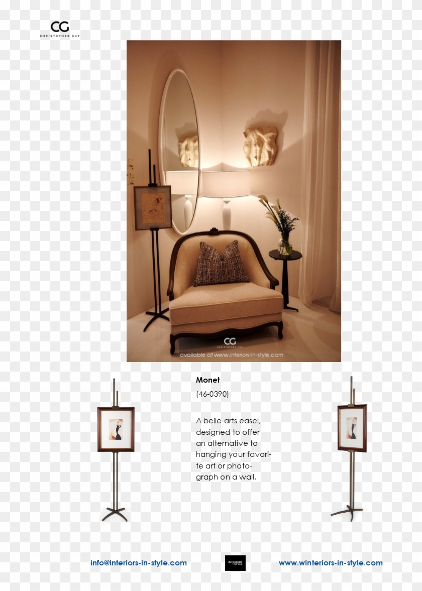 46-0390 Monet A Belle Arts Easel, Designed To Offer - Bed Frame Clipart