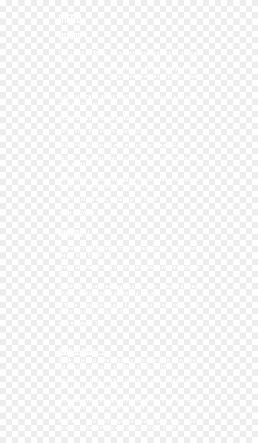 Menu Biscuits / The Classic $6 - Johns Hopkins Logo White Clipart #3935067