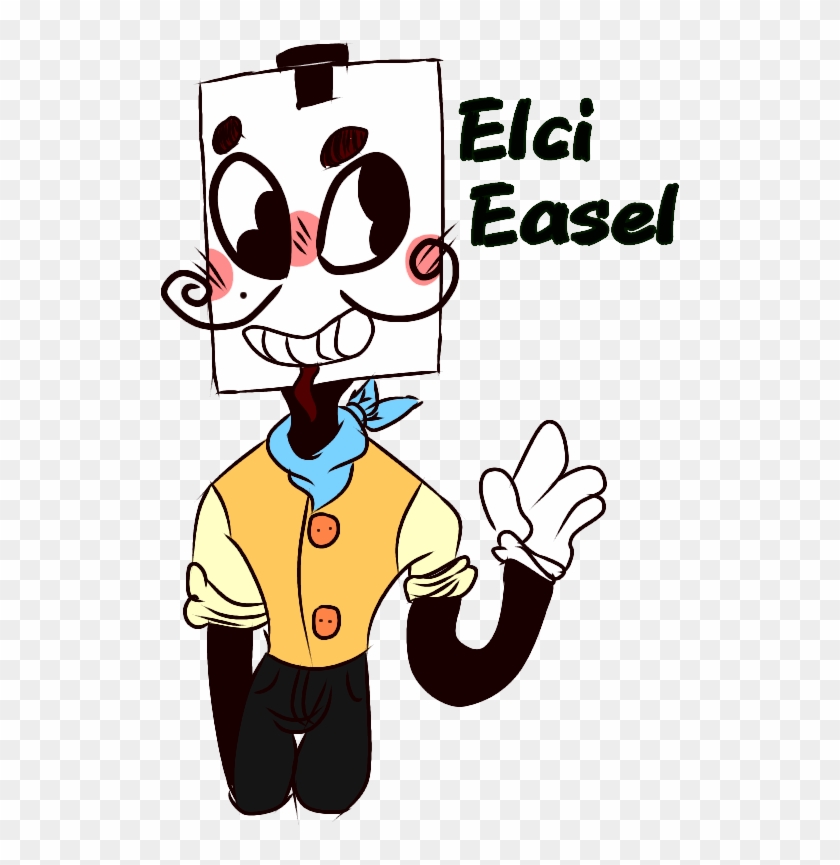 Elci Easel - Cartoon Clipart