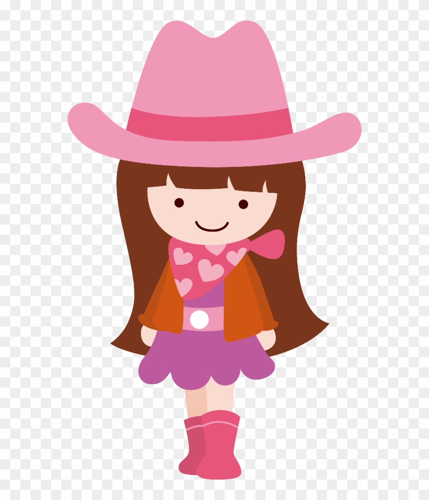 Danielle M Daniellemoraesfalcao Minus Com Cowboy E - Animada Vaquerita Niña Clipart #3935346