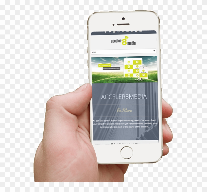 Iphone-hand - Android Development Slider Image Png Clipart