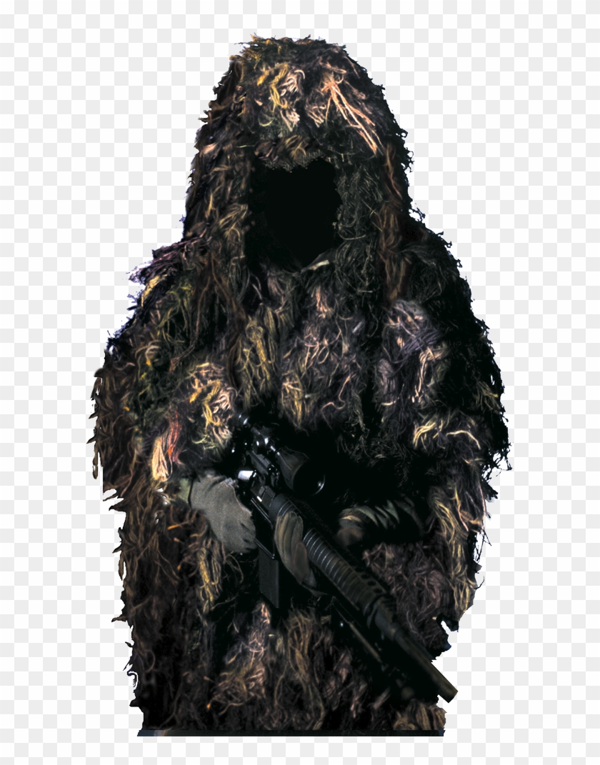 Bushrag Ghillie Suit Clipart