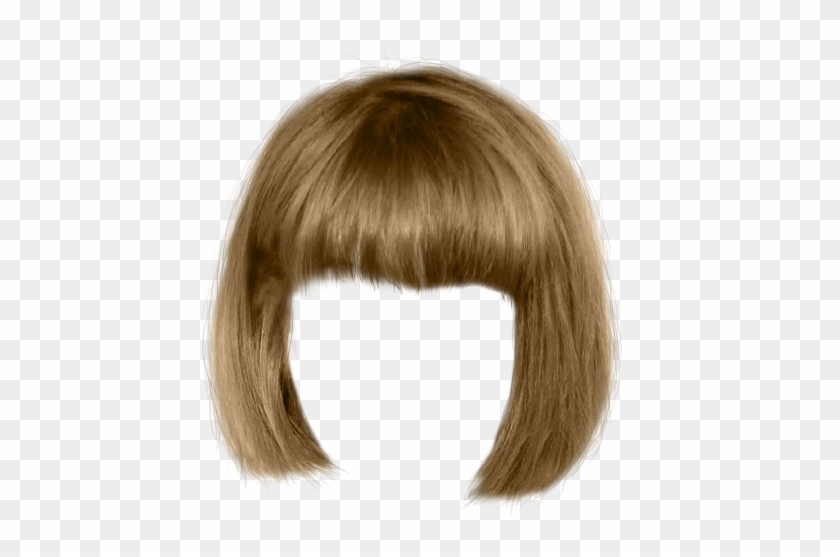 Brown Coloring Styling - Bangs Clipart - Png Download