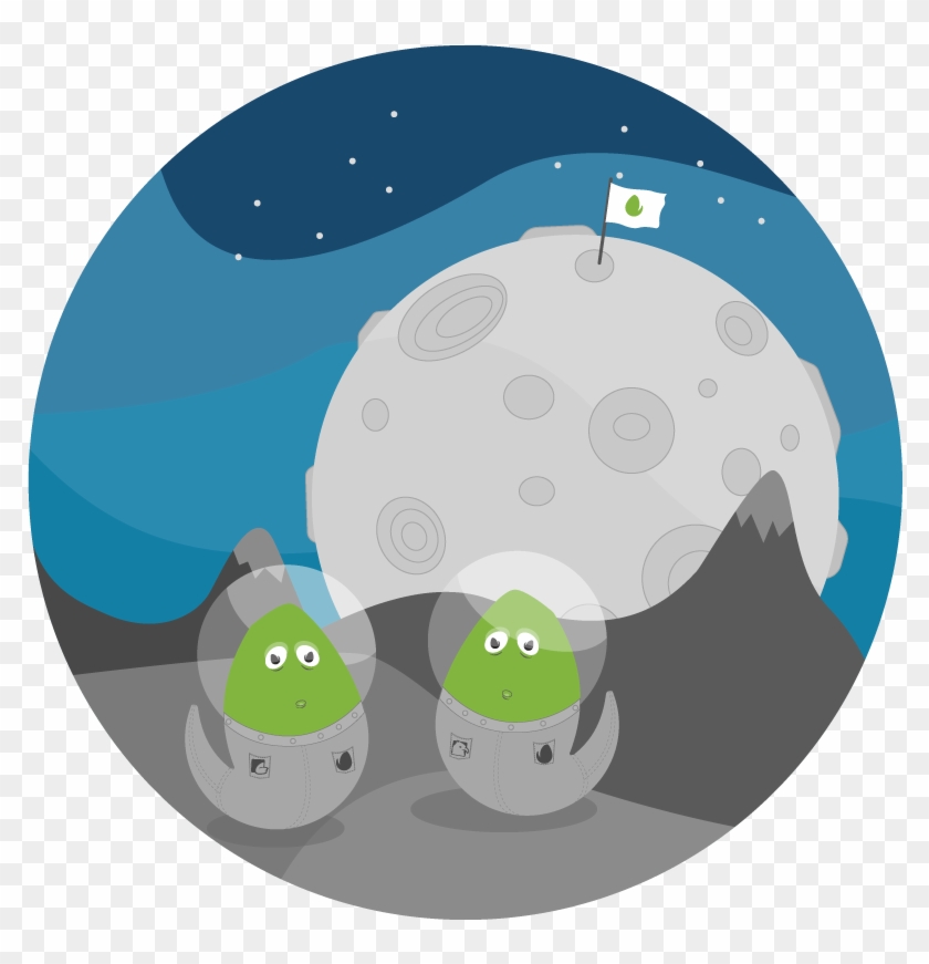 Halloween The Dark Side Of The Moon By Aleksey Zhdanov - Illustration Clipart