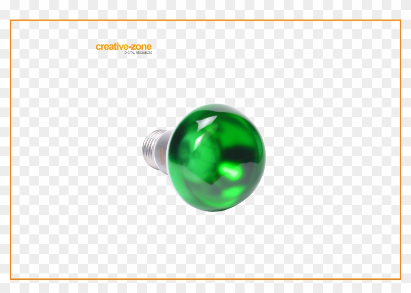 Osram Concentra, Green Reflector Light Bulb, Transparent - Crystal Clipart