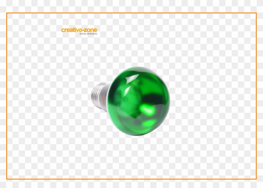 Osram Concentra, Green Reflector Light Bulb, Transparent - Crystal Clipart #3936117