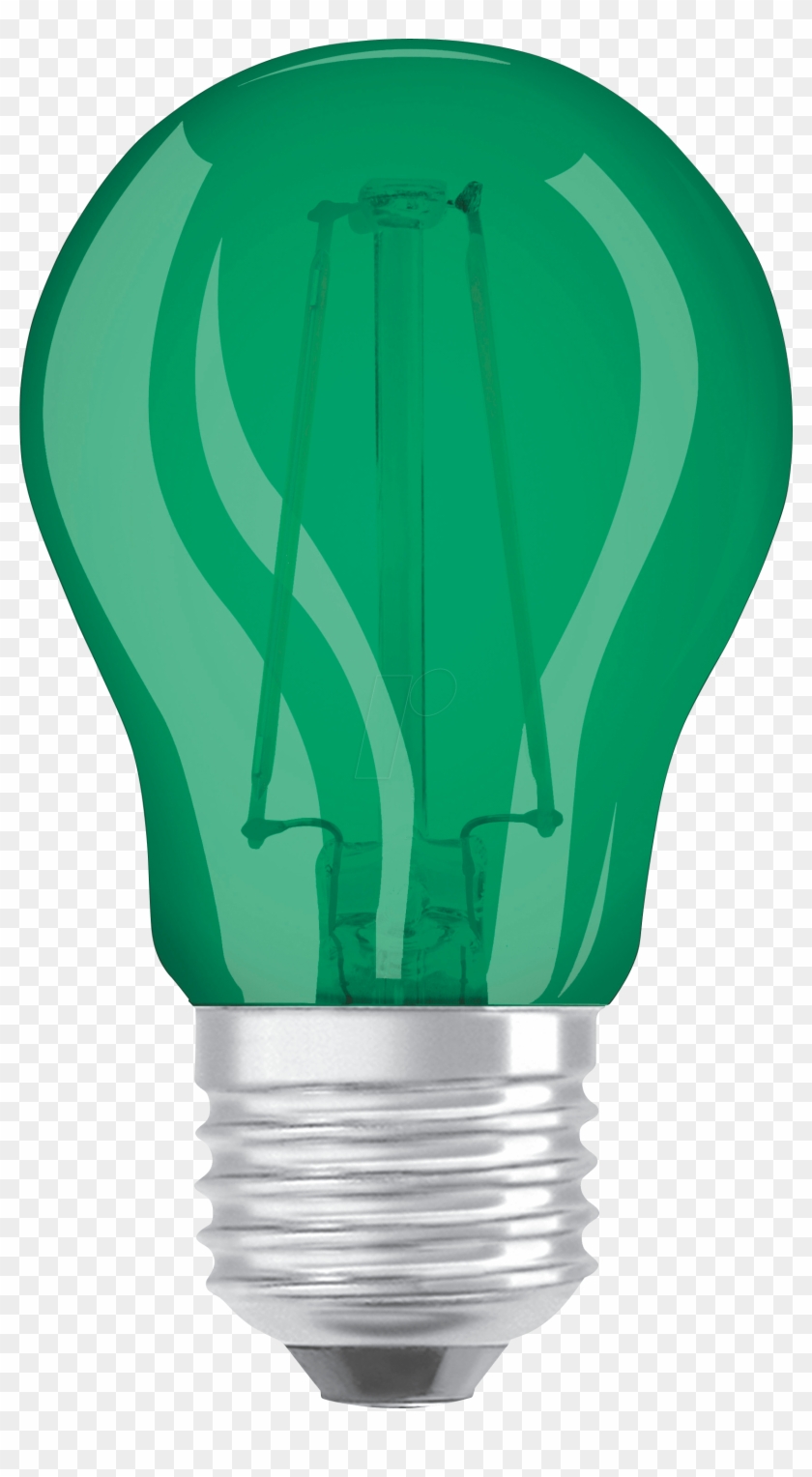 Led Bulb Star E27, 2 W, 136 Lm, Green Osram - Led Clipart