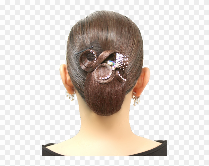 [tamishyo]ballroomhair Oval Type Vu024 - Bun Clipart #3936279