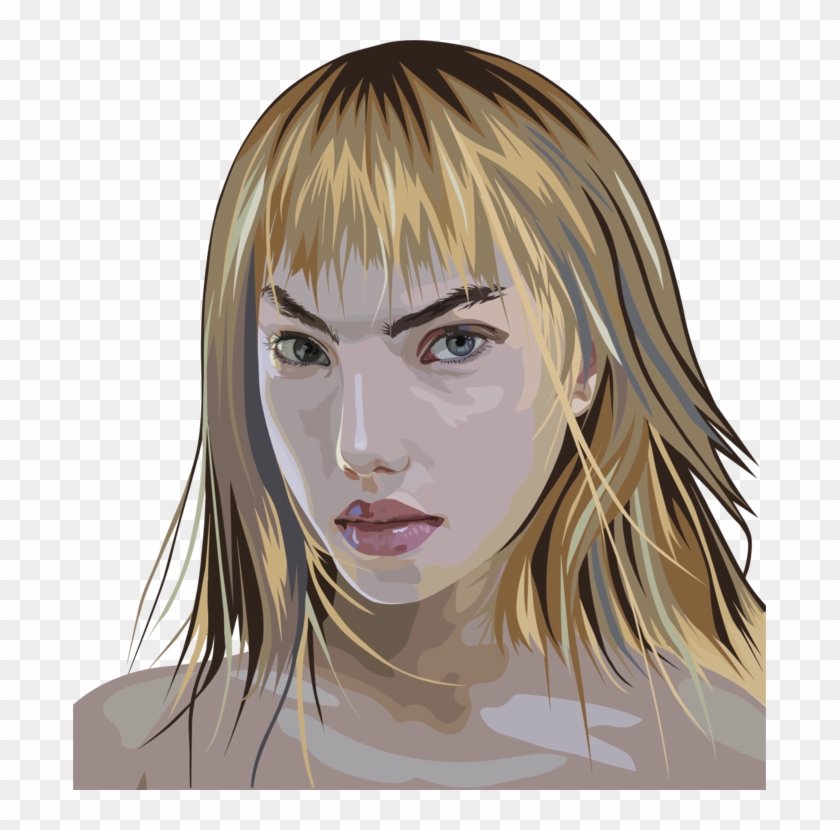 Blond Hair Coloring Portrait Computer Icons - Girl Clipart