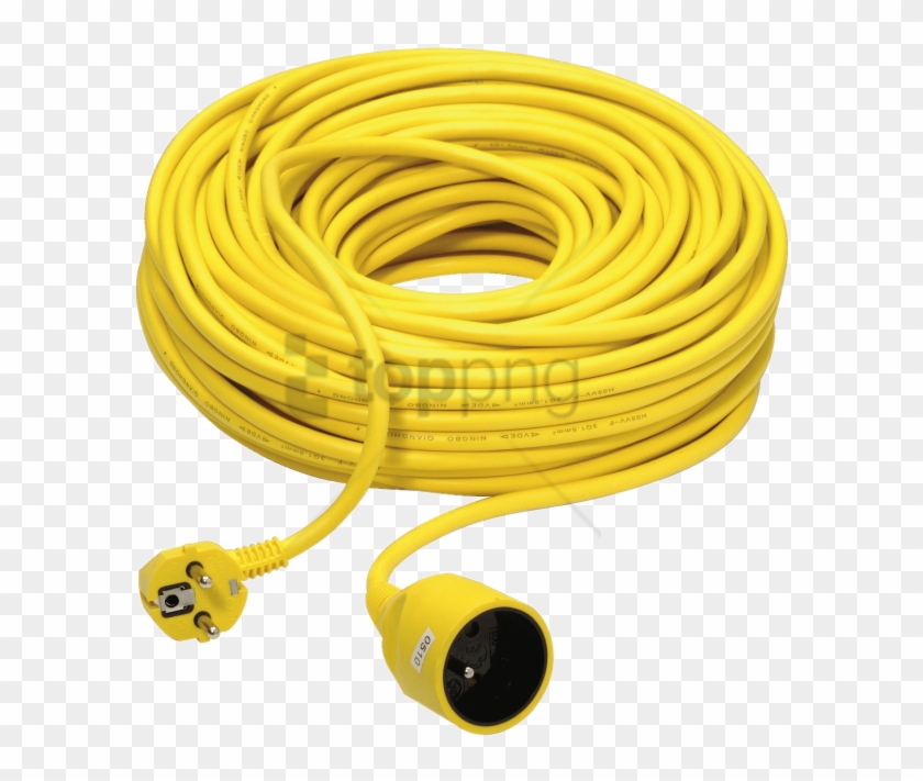 Free Png Download Yellow Eu Extension Cord Png Images - Gele Verlengkabel Clipart #3936434
