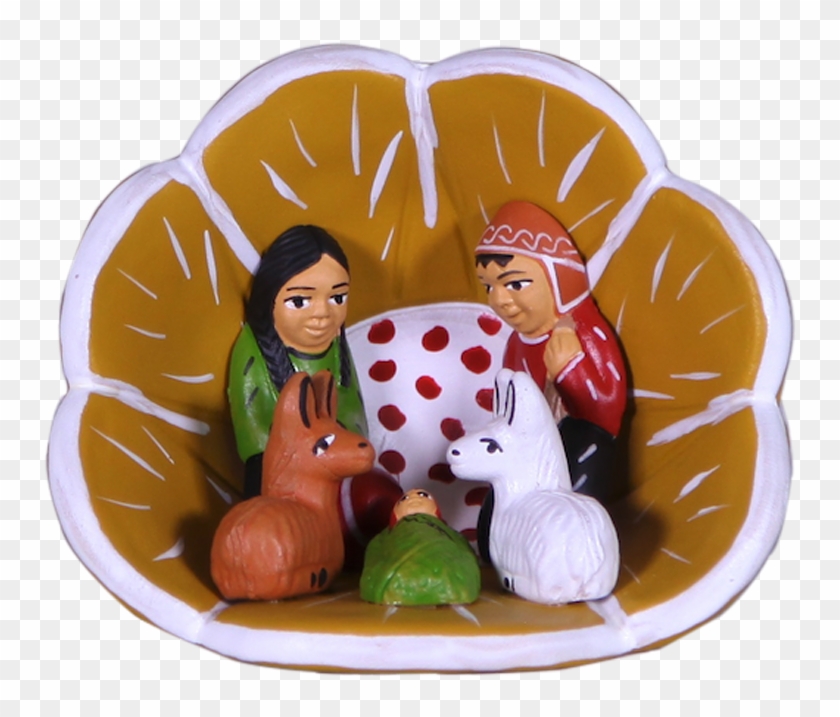 Peru Flower Bud Nativity - Bánh Clipart