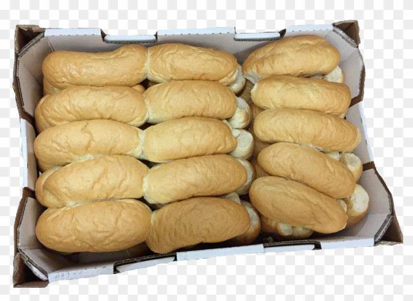 Fresh White Long Bread Rolls - Curry Puff Clipart #3936768