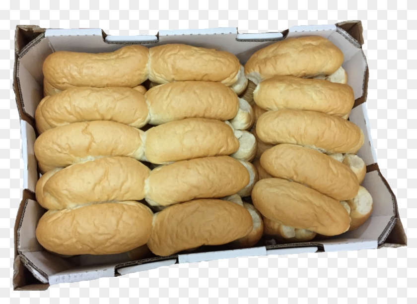 Fresh White Long Bread Rolls - Curry Puff Clipart