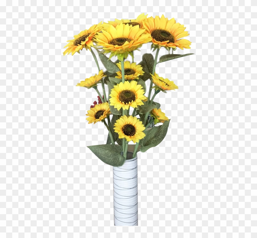 Sunflower Artificial Flower Fake Flower Living Room - Sunflower Clipart