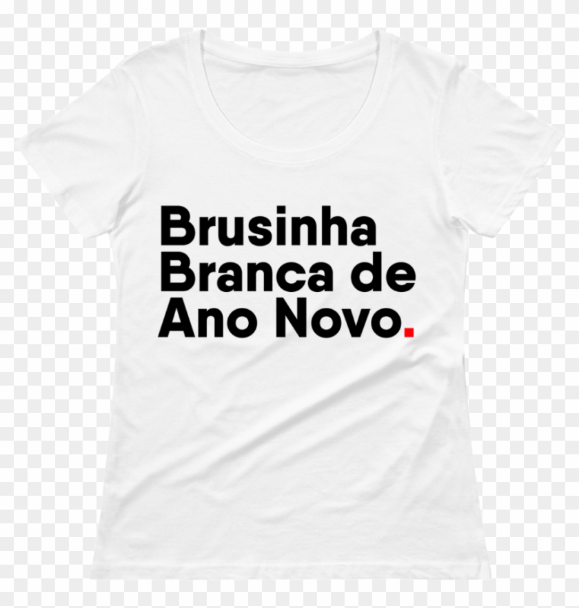 Camiseta Brusinha Branca De Ano Novo - Parks And Recreation T Shirt Clipart