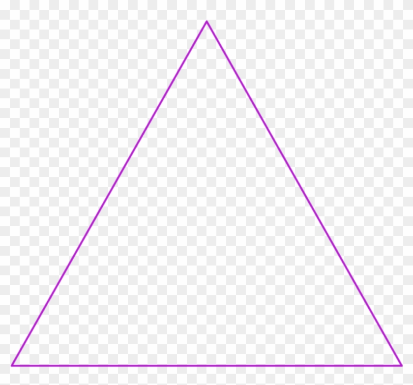 #edits #shapes #triangle #purple #sticker - Triangle Clipart #3937077