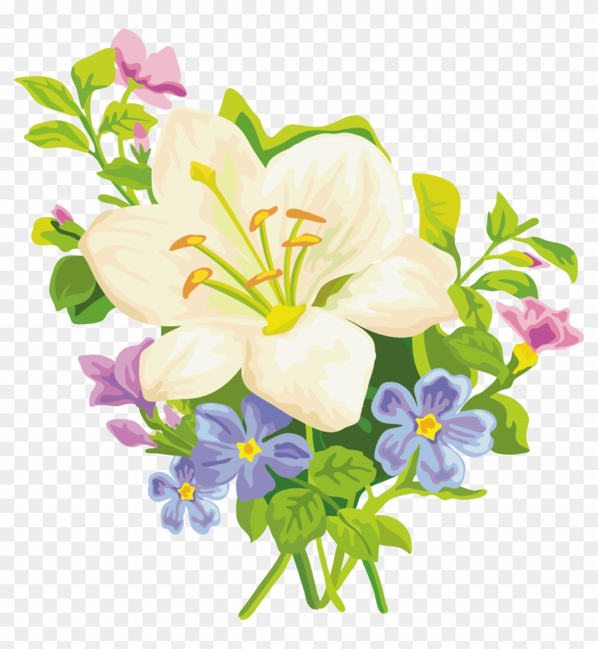 Banner Royalty Free Belladonna Flower Easter Clip Art - Clip Art Easter Lily - Png Download