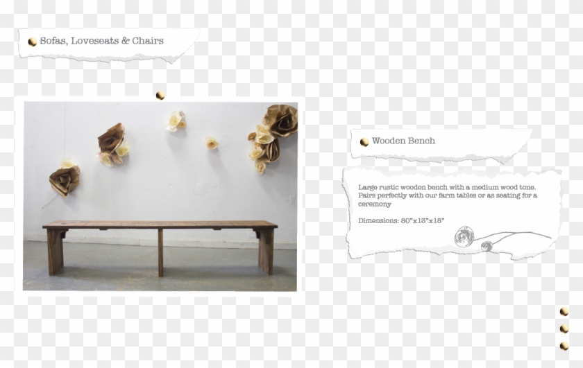 Wooden-bench - Coffee Table Clipart