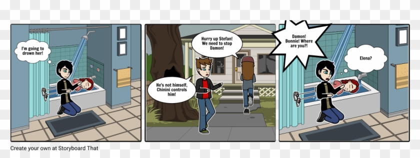 Vampire Diaries - Cartoon Clipart #3937375