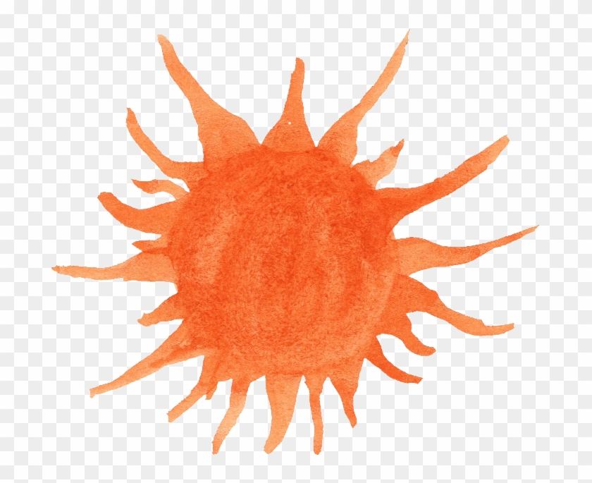 Watercolor Sun Png - Visual Arts Clipart